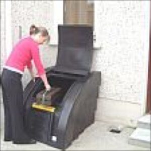 Plastic Coal Bunker, 250kg, delivery available. Pick up or free local delivery.