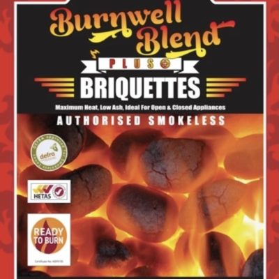 Burnwell briquettes