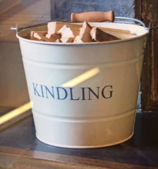 Cream kindling bucket