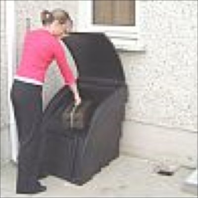 Plastic coal bunker